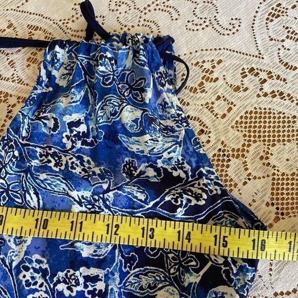 Lucky 🍀 Brand Indigo Floral Boho Maxi Dress Women’s XS - Picture 11 of 12